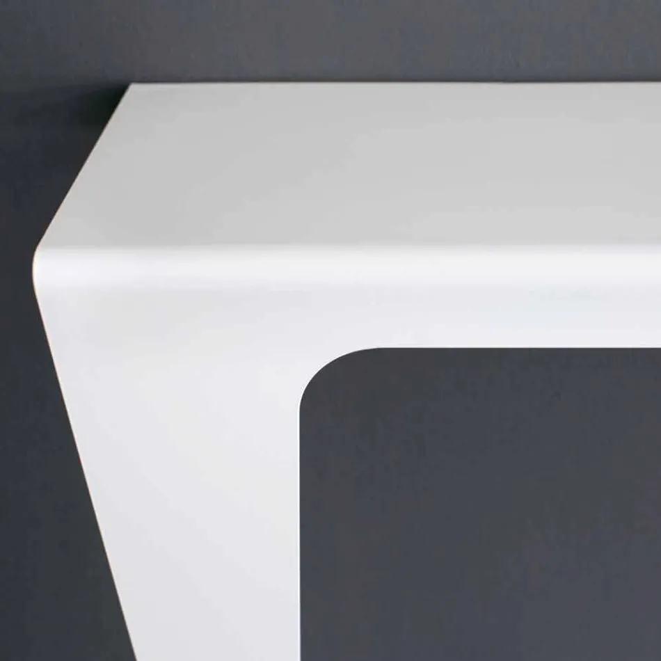 Moderne Minimal Design Konsole aus farbigem Metall Made in Italy - Benjamin Viadurini