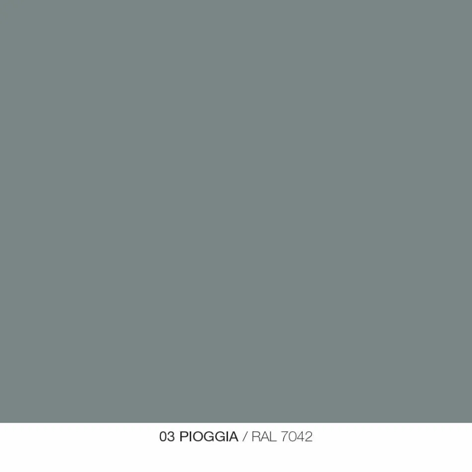 Moderne Minimal Design Konsole aus farbigem Metall Made in Italy - Benjamin Viadurini