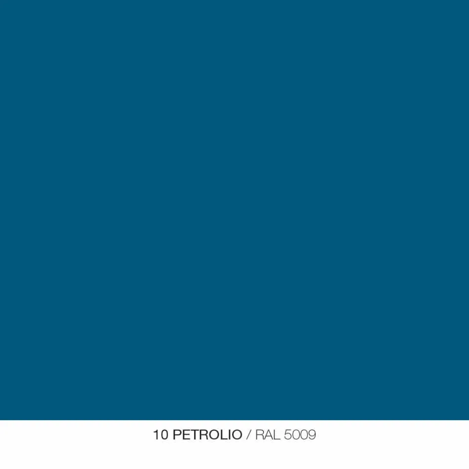 Moderne Minimal Design Konsole aus farbigem Metall Made in Italy - Benjamin Viadurini