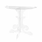 Moderne Konsole aus transparentem Plexiglas, hergestellt in Italien, Belfiore Viadurini