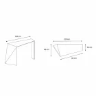 Konsole für modernen Eingang in extraleichtem Glas Made in Italy - Rosalia Viadurini