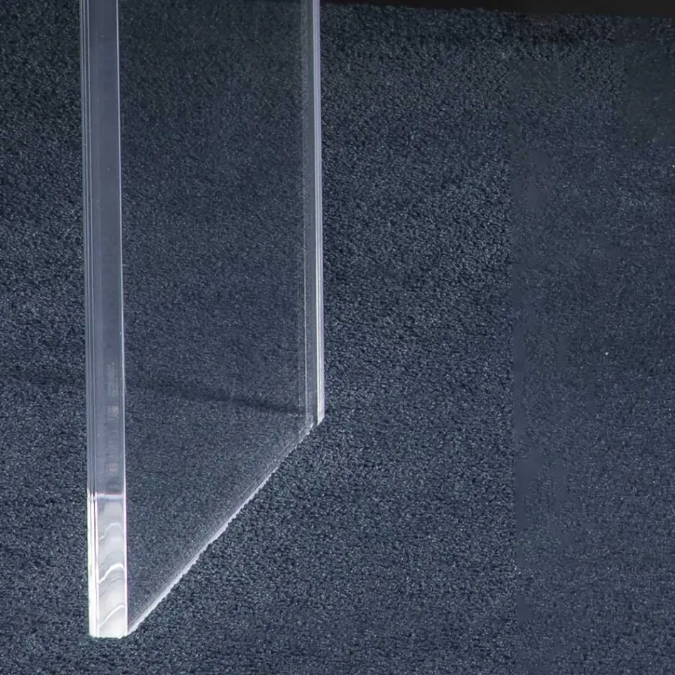 Wohnzimmerkonsole aus minimalistischem transparentem Acrylglas - Amedea Viadurini