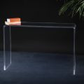 Wohnzimmerkonsole aus minimalistischem transparentem Acrylglas - Amedea