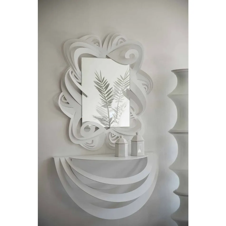 Modern Design Iron Suspended Console für Wohnzimmer Made in Italy - Olfeo Viadurini