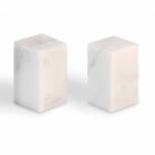 Salz- und Pfefferbehälter aus weißem Carrara-Marmor Made in Italy - Julio Viadurini