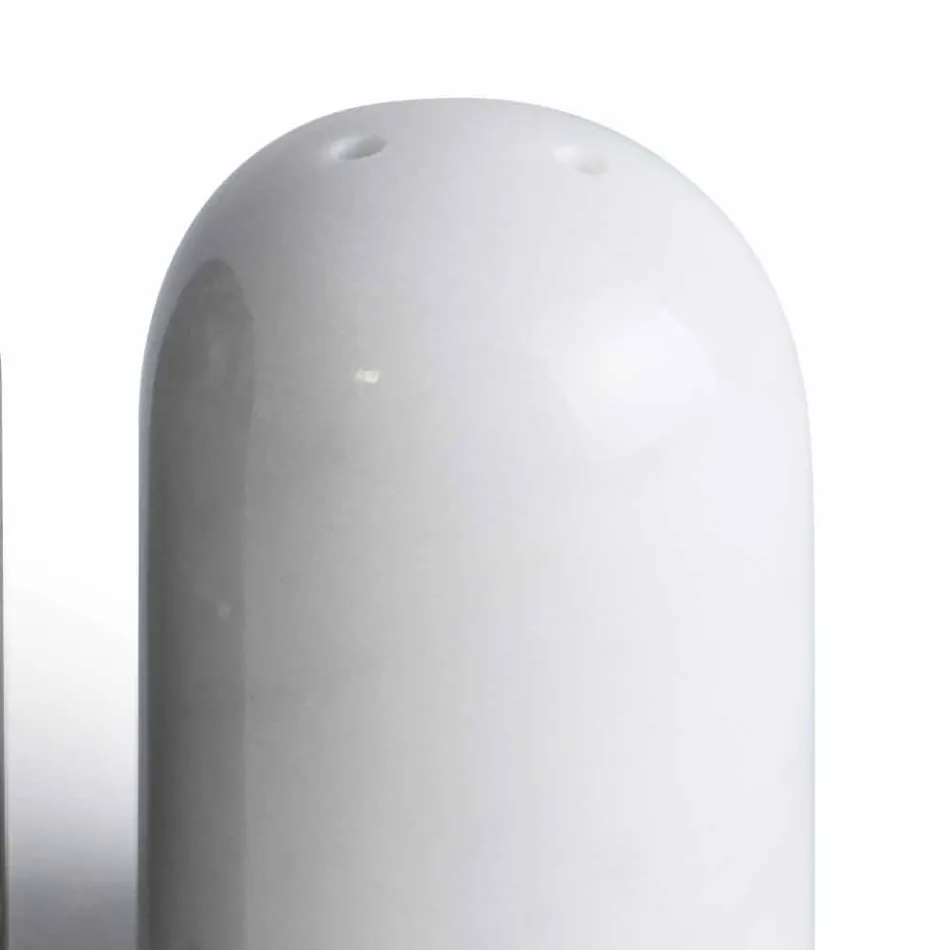 Salz- und Pfefferbehälter aus Carrara- und Marquinia-Marmor Made in Italy - Xino Viadurini