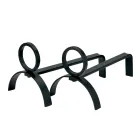 Paar Kaminböcke aus Metall, Höhe 21 cm, hergestellt in Italien – Sari Viadurini