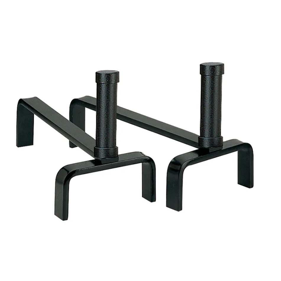 Paar Kaminböcke aus Metall, Höhe 22 cm, hergestellt in Italien – Tucano Viadurini