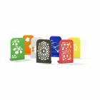 Paar Buchstützen &quot;Blokko&quot; Mabele Viadurini