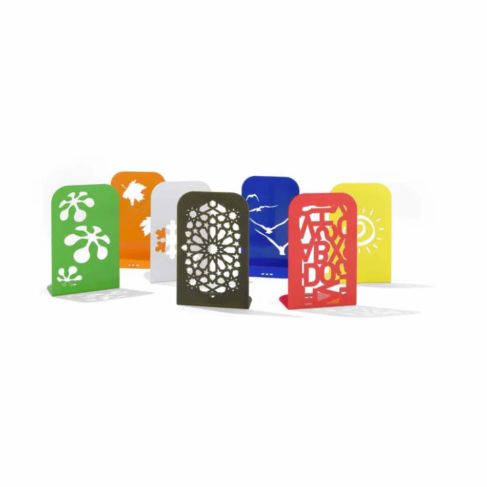 Paar Buchstützen &quot;Blokko&quot; Mabele Viadurini