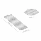 Paar Tabletts in schwarz oder gold lackiertem Stahl Modernes Design - Savona Viadurini