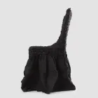 Eleganter Stuhlbezug mit Rückenlehne für Wohnzimmer aus besticktem Leinen – Panteo Viadurini