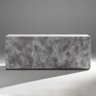 Sideboard mit 3 Türen und 3 Einlegeböden aus Holz und MDF - Pesci Viadurini