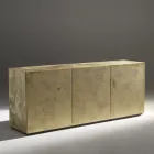 Sideboard mit 3 Türen und 3 Einlegeböden aus Holz und MDF - Pesci Viadurini