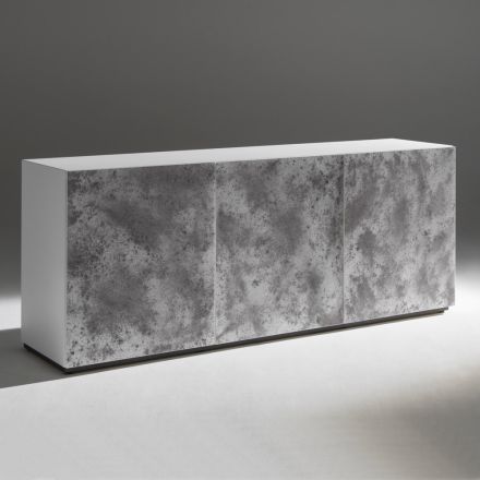 Sideboard mit 3 Türen und 3 Einlegeböden aus Holz und MDF - Pesci Viadurini