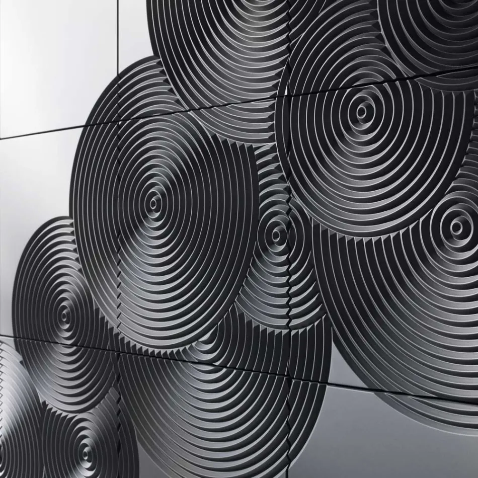 8-türiges Sideboard im modernen Design Ardesia, weiß, schwarz oder gold Viadurini