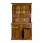 High Classic Style Sideboard mit massiver Akazienholzstruktur - Umami Viadurini