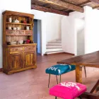 High Classic Style Sideboard mit massiver Akazienholzstruktur - Umami Viadurini