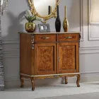 Klassisches Sideboard 2 Türen und 2 Schubladen aus Holz Made in Italy - Cheverny Viadurini