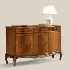Klassisches Indoor-Sideboard aus Weiß- oder Walnussholz, hergestellt in Italien – Chantilly Viadurini