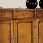 Klassisches Sideboard aus luxuriösem Bassano-Walnussholz, hergestellt in Italien - Richard Viadurini