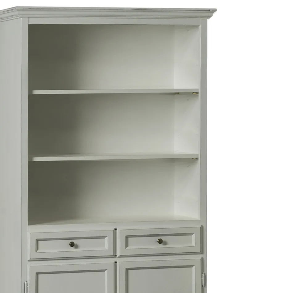 Sideboard mit 2 Türen, 2 Schubladen und 2 offenen Regalen, hergestellt in Italien – Camene Viadurini