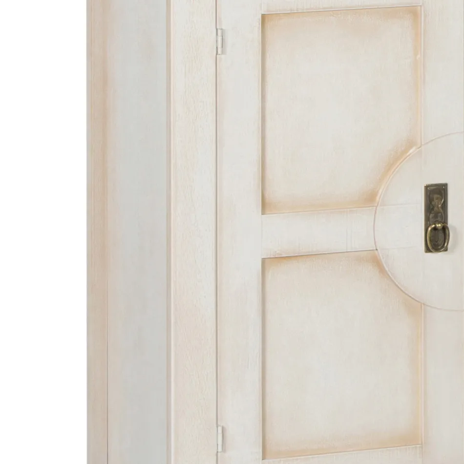 Sideboard mit 2 Türen und 2 Schubladen in verschiedenen Ausführungen, hergestellt in Italien – Hanuman Viadurini