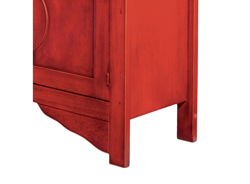 Sideboard mit 3 Türen und 3 Schubladen in verschiedenen Ausführungen, hergestellt in Italien – Ganesha Viadurini