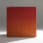 Wohnzimmer-Sideboard mit 2 Türen in Diamant-Optik, hergestellt in Italien - Sagittario Viadurini