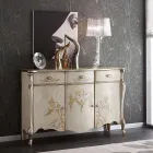 Wohnzimmer-Sideboard aus Nussbaum oder weißem Holz Made in Italy - Ottaviano Viadurini