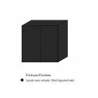 Design Anrichte mit 2 Türen weiß, schwarz oder gold Muster Flora Viadurini