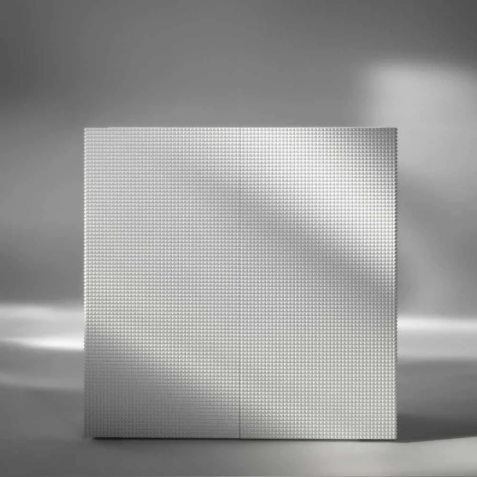 Design Anrichte mit 2 Türen weiß, schwarz oder gold Muster Flora Viadurini