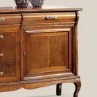Luxuriöses Wohnzimmer-Sideboard aus klassischem Made in Italy-Holz - Helisa Viadurini