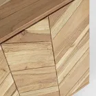 Sideboard aus Akazienholz mit 2 Türen und 3 Schubladen Design Homemotion - Carla Viadurini