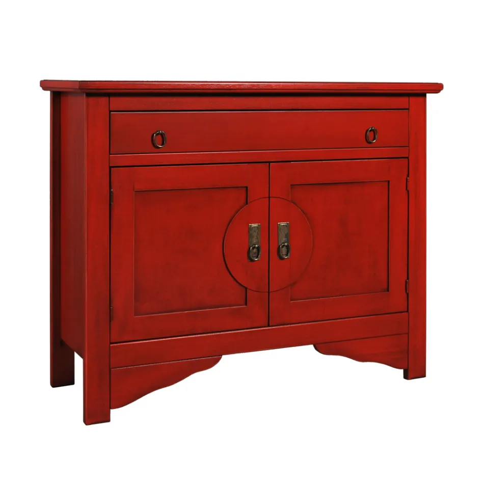 Holz-Sideboard in verschiedenen Ausführungen, hergestellt in Italien – Ashvin Viadurini