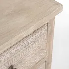 Sideboard aus Mangoholz mit hand eingelegten Dekorationen - Zotto Viadurini