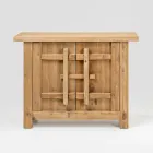 Sideboard aus naturbelassenem, gealtertem Kiefernholz mit 2 oder 4 Türen - Aituno Viadurini