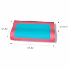 Doppelwellenkissen aus Memory Ginseng und Memory AirSense Made in Italy - Thames Viadurini