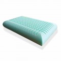 Ergonomisches Kopfkissen aus Memory Foam H 12 cm Made in Italy, 2 Stücke - Cool 