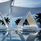 Luxury Garden Daybed aus Aluminium und Stoff - Frame Vineyard von Vondom Viadurini