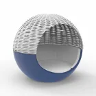 Luxus Garten Daybed Round Design mit geflochtenem Seil - Ulm Moon von Vondom Viadurini