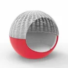 Luxus Garten Daybed Round Design mit geflochtenem Seil - Ulm Moon von Vondom Viadurini