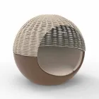 Luxus Garten Daybed Round Design mit geflochtenem Seil - Ulm Moon von Vondom Viadurini