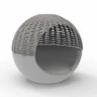 Luxus Garten Daybed Round Design mit geflochtenem Seil - Ulm Moon von Vondom Viadurini