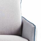 2-Sitzer Maxi L.165cm Kunstleder / Stoff in Italien Erica Viadurini