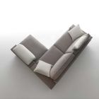 3-Sitzer-Sofa mit umkehrbarem Halbinsel-Sessel Made in Italy - Elsass Viadurini