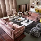 Design Polstersofa Dreisitzer Grilli York in Italien hergestellt  Viadurini