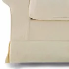 3-Sitzer-Sofa mit hochwertigem Made in Italy-Stoff bezogen - Andromeda Viadurini