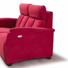 2-Sitzer-Sofa modernes Design in Leder, Kunstleder oder Stoff Gelso Viadurini