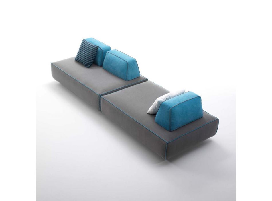 4-Sitzer Stoffsofa mit beweglichen Rückenlehnen Made in Italy - Ardenne